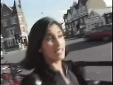Indian Girl Caught In The Street