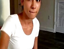 Petite Stepsister Having Fun Riding Dildo On Webcam