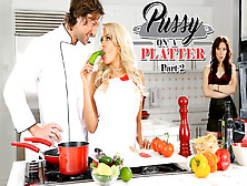 Aria Alexander & Jean Val Jean & Luna Star In Pussy On A Platter Part 2 - Digitalplayground