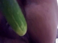 Wife Plays With Cucumber