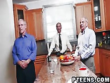 Slutty Blonde Teen Molly Gets Drilled By Old Guy