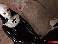Horny Rubber Nuns,  Inflatable Dildo Action