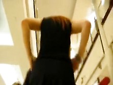 Candid Video Pantyhose Upskirt On A Hot Wife In Public Store