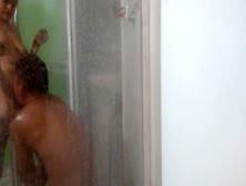 My Bbc Bull Eats My Vagina In The Shower And I Eat His Prick Then He Mounts My Vagina Very Blacked