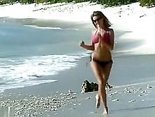 Carli Banks At The Beach