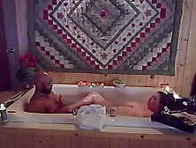 Sensual Hot Tub Session Before The Dirty Sex..... The Taurus And The Virgo Relax!