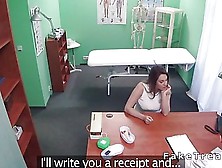 Busty Patient Pulls Out Doctors Dick In Fake Hospital