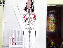 Strung Up In White Track Suit