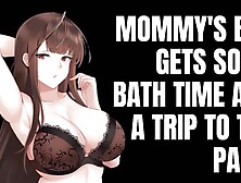 Mommy's Boy Gets Some Bath Time And A Trip To The
