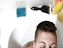 Peeing On Gf While She Was Sitting A Bathtub