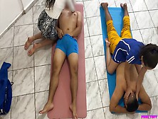 Couple Massage With A Happy Ending.  Girlfriend Exchange Between Friends Who Have Changed Partners