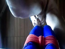 Tied And Hooded Taking Long Penis On Her Mouth Oral Cummed