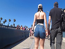 Candid Pawg Tight Shorts