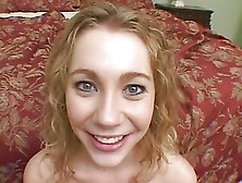Curly Haired Blonde Gets Black Cock