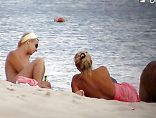 Nudist Beach Is Full Of Naked Women Showing Off Their Boobs