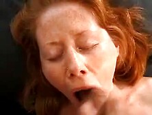 Redhead Likes Cum On Her Face