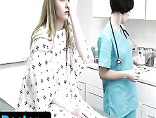 Amazingly Hot 19 Yo Patient Getting Prepared By Goddess Assed Nurse