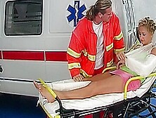 A Stunning German Teen Gets Banged Hard In The Ambulance