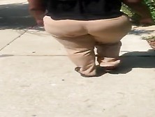 Big Booty Gilf In Tan Pants Vpl 1