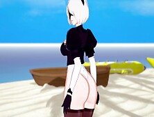 2B And Her Enormous Butt Animation 3D Xhatihentai