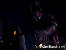 Aliens Fuck Japanese Scifi Babe!