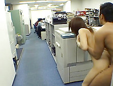 Slim Japanese Slut Gets A Hardcore Fucking In The Office