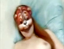 Shaved Girl In A Mask Nude