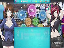 Sex At The Strip Club With Two Big Tit Chick - Huniepop Two
