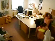Cheating Wife Fucking Lover At The Office On Hidden Cam