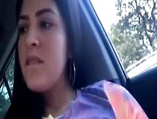 Carolina Novoa - Bit Titted Masturbating In The Car