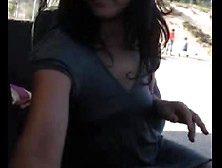Girl Public Webcam From Car