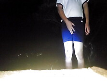Japanese Boy In Pe Uniform And Briefs Masturbates In The Mountains