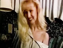 Vintage Cumswallowing Session For Breasty Bimbo