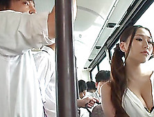 Sayuki Kanno Goes Hardcore In A Public Bus With People Around