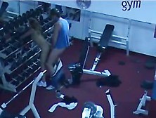 Horny Girl Fucking In Gym On A Spy Cam