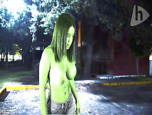 Spanish She Hulk - Stripped To The Waist Aficionado Video