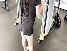 Fucking Inside The Gym With A Coach