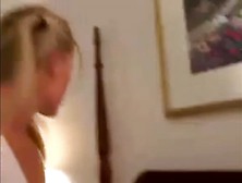Hot Blonde Gets Two Hard Black Cocks And Then A Pu