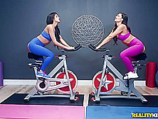 Sophia Leone & Katana Kombat In Dual Dildocycles - Welivetogether