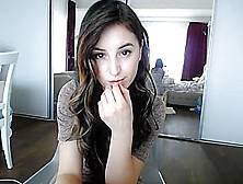 Sexy Teen Trish Webcam Striptease