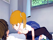 Yosshii And Senpai Have Sex In A School Classroom.  - Don't Toy With Me,  Miss Nagatoro Asian Cartoon
