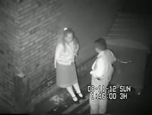 Security Cam Tapes A Partyslut Having Sex In An Alley