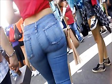 Nice Latina Teen Ass In Tight Jeans