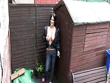Huge Knockers Girl In A Genuine Public Down Blouse Action (Truly Hot)