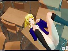 [Cm3D2] - Love Live Hentai,  Eli Ayase Stays After School For Sex
