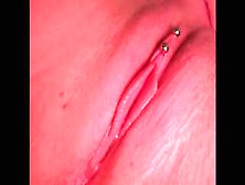 Russian Pierced Pussy Close -Up