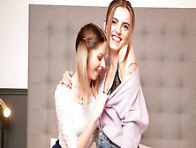 Gorgeous Models With Perfect Skinny Bodies Are Enjoying Lesbian Sex