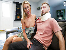 Perverted Teen Stepsister Takes Advantage Of Injured Stepbrother,  Scene #01
