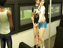 Sims Four,  Japanese College Bimbos Groped And Banged! With No Mercy Inside Bus