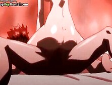 Hentai Horny Teen In Stockings Fucks Her Pussy